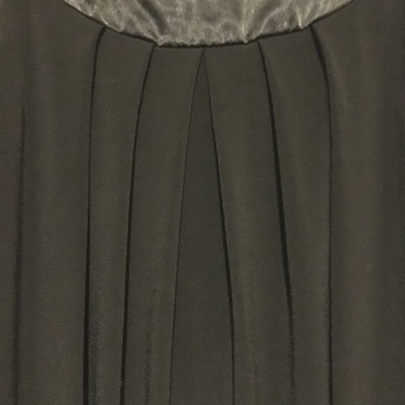 Vintage Black Flapper Bubble USA Made Dress - Picture 3 of 11